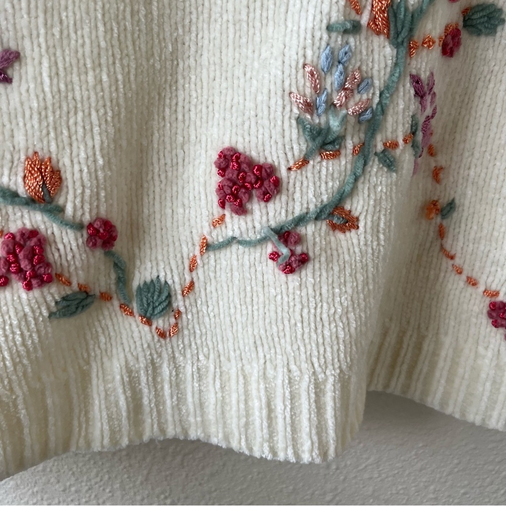 Alfred Dunner floral sweater - Picture 9 of 13